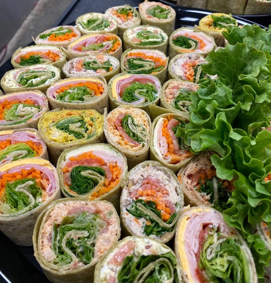 Classic Assorted Wrap Platter | Wild Oats Catering